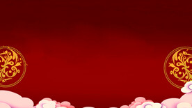 红色背景