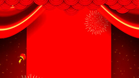 红色背景