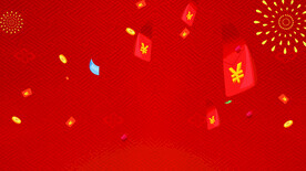 红色背景