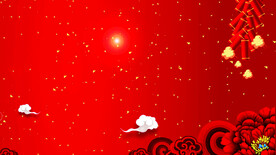 红色背景