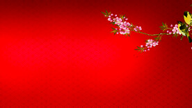 红色背景