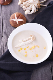 玉米野菌忌廉湯