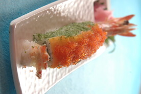 蟹籽虾寿司
