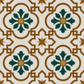 拼花地砖线稿花纹