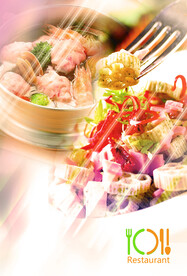 中式餐饮美食海报