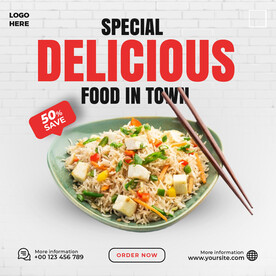 美味餐饮主食产品展示