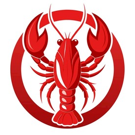 红色小龙虾 logo