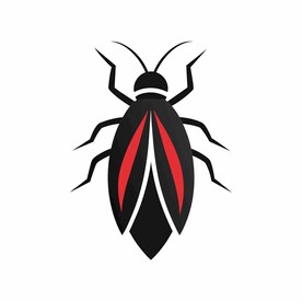 蟑螂简约logo设计