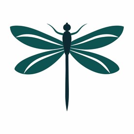 蜻蜓简约logo设计
