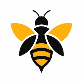 蜜蜂简约logo设计