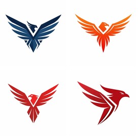 老鹰简约logo设计组图