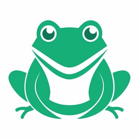 青蛙简约logo设计