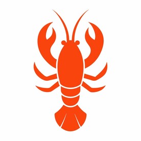 小龙虾简约logo设计