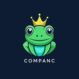 青蛙头像的公司logo设计