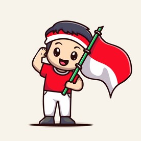 可爱小哥哥矢量卡通插画