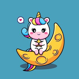 可爱小马宝莉矢量卡通插画