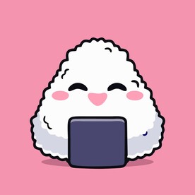 可爱饭团矢量卡通插画