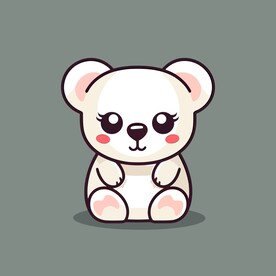 可爱树懒矢量卡通画儿童插画图片