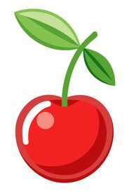樱桃矢量插图图标