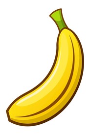 香蕉矢量插图图标