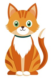 猫矢量插图图标