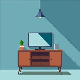 扁平风格电视柜
