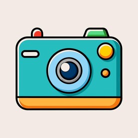 图标风格的摄像头