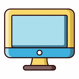 图标风格的显示器