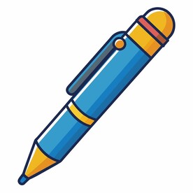 图标风格的钢笔