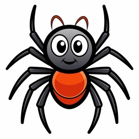 图标风格的蜘蛛