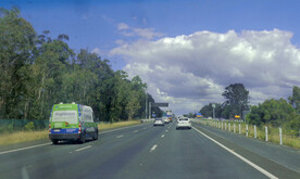 澳大利亚布里斯班高速路风景
