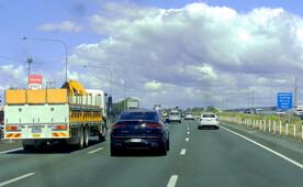 澳大利亚布里斯班高速路风景