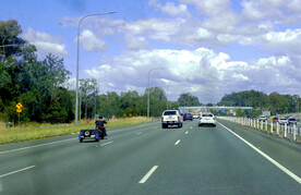 澳大利亚布里斯班高速路风景
