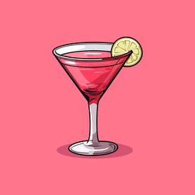 鸡尾酒饮料卡通绘画儿童插画