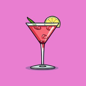 夏威夷饮料卡通绘画儿童插画