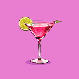 夏威夷饮料卡通绘画儿童插画