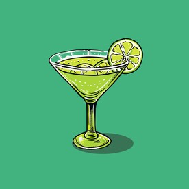 夏威夷饮料卡通绘画儿童插画