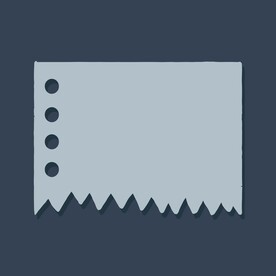 卡通便签纸矢量简笔画