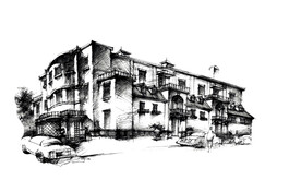 手绘作品方案草图