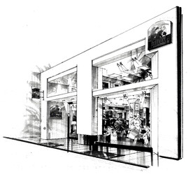 手绘作品方案草图