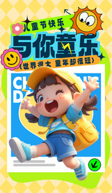 儿童节海报