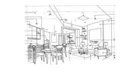 草图手绘素描效果