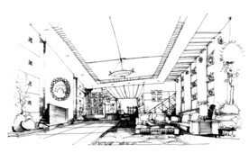 草图手绘素描效果