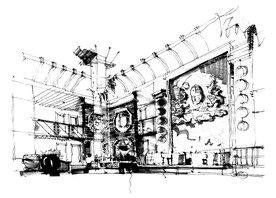 草图手绘素描效果