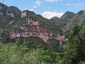 马岭河峡谷山川风景