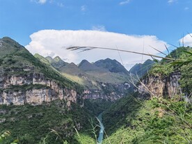马岭河峡谷风景