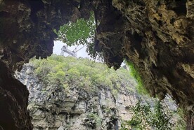 马岭河峡谷风光