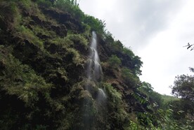 马岭河枯水期瀑布