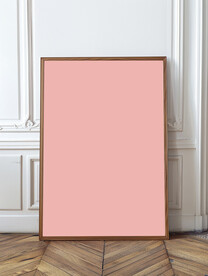 放地上的装饰画样机