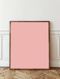 地上的装饰画样机